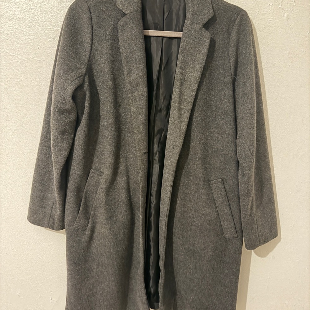 Gray Women's pea Coat